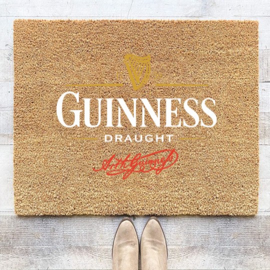 Discover Guinnesss Beer Coir Doormats