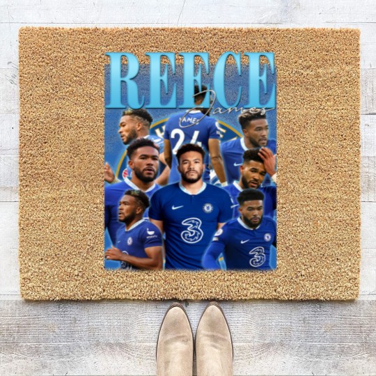 Discover Reece James Vintage Bootleg Coir Doormats, Reece James Vintage Graphic Coir Doormats
