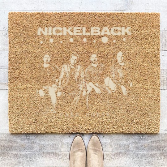 Discover Vintage Nickleback Band Coir Doormats, Nickleback Get Rollin Album 2023 Coir Doormats