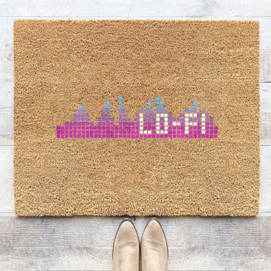Discover Lo-Fi Aesthetic Vaporwave Clothing Teen Girls Men Coir Doormats