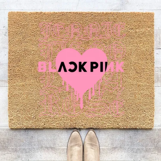 Discover Blackpink Coir Doormats, Born Pink Coir Doormats, Love On F.ire Blackpink