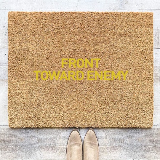 Discover Front Toward Enemy Coir Doormats