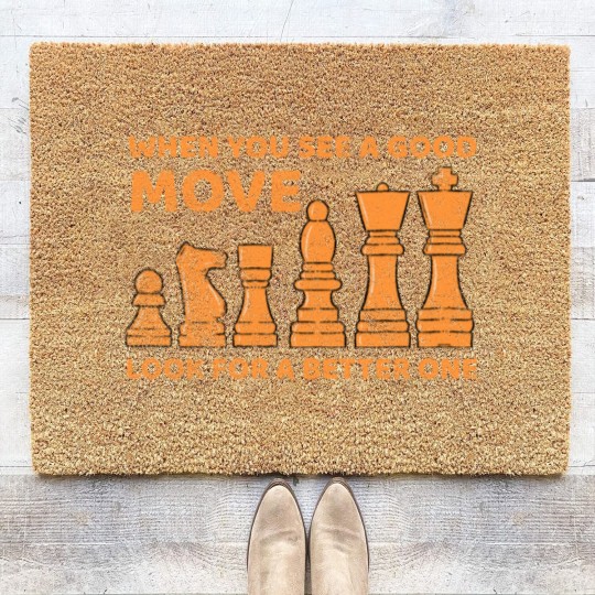 Discover Chess move Grandmaster spell Coir Doormats
