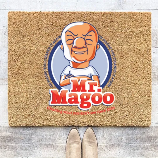 Discover Mr. Magoo as Mr. Clean Coir Doormats
