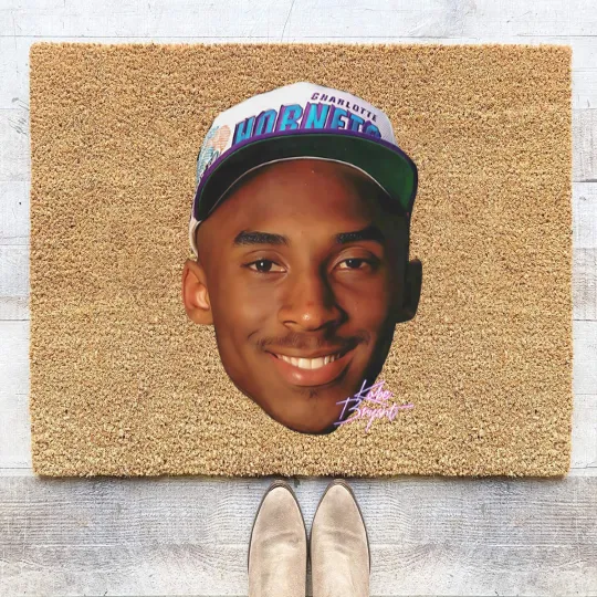 Discover Kobe Bryant Charlotte Hornets Draft Day Coir Doormats Coir Doormats