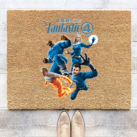 Discover Fantastic Four Fan Coir Doormats  Superhero Team Coir Doormats, Superhero Inspired Coir Doormats