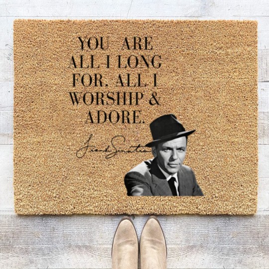 Discover Frank Sinatra Coir Doormats, Gift for Her, Moon Coir Doormats, Music Coir Doormats