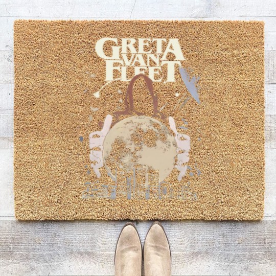 Discover Vintage Greta Van Fleet Rock Band Unisex Coir Doormats, Greta Van Fleet Concert Coir Doormats