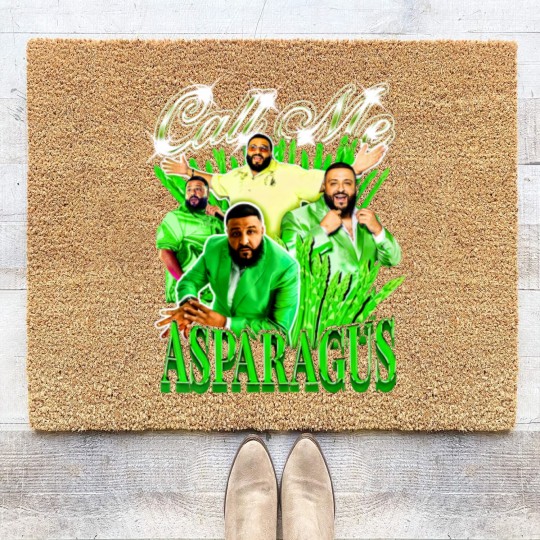 Discover Dj Khaled Call Me Asparagus Vintage Coir Doormats