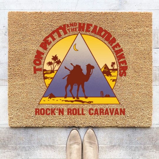 Discover Vintage Tom Petty And The Heartbreakers Rock And Roll Coir Doormats,