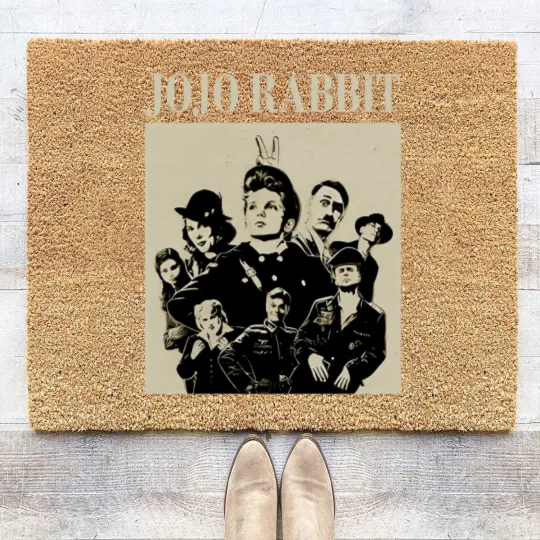 Discover Jojo Rabbit Movie Coir Doormats, Jojo Rabbit Coir Doormats, Jojo Rabbit Vintage Coir Doormats