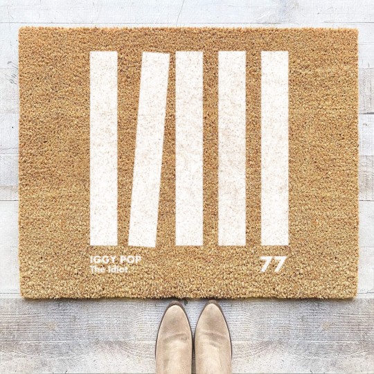 Discover Iggy Pop The Idiot / Minimal Graphic Design Tribute - Iggy Pop - Coir Doormats