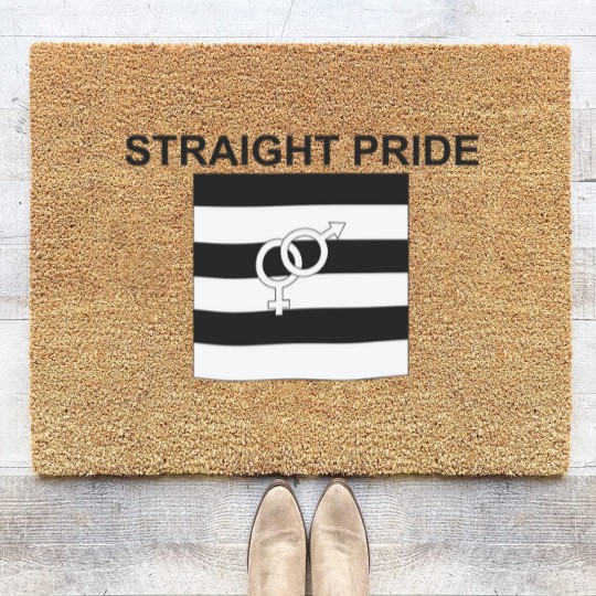 Discover Straight Pride Coir Doormats Gender Symbols Men & Woman