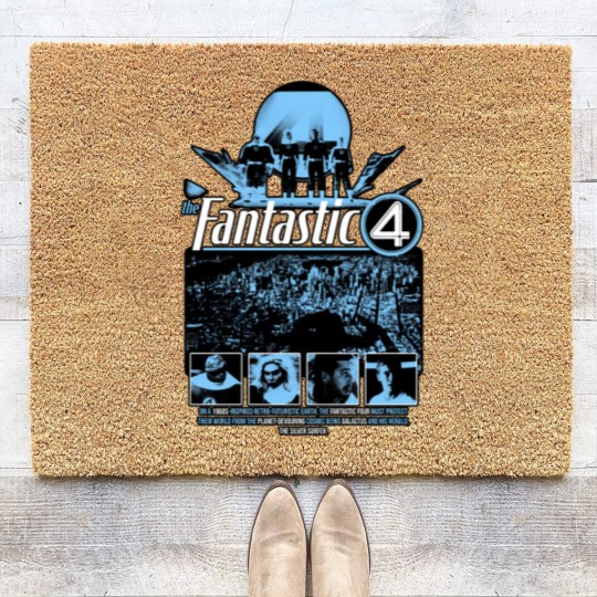 Discover Fantastic Four Coir Doormats Vintage Fantastic Four First Steps Coir Doormats
