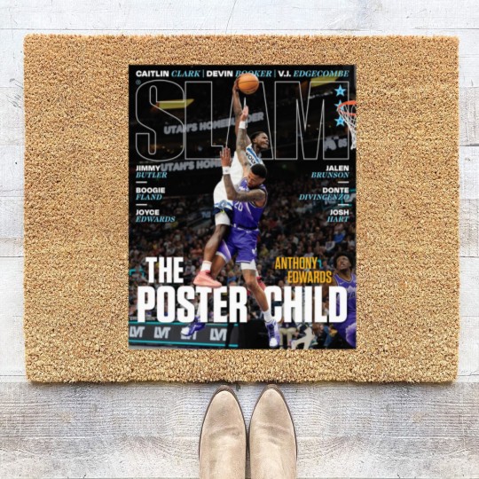 Discover Anthony Edwards SLAM Magazine Coir Doormats