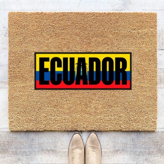 Discover Ecuador Country - Ecuador - Coir Doormats