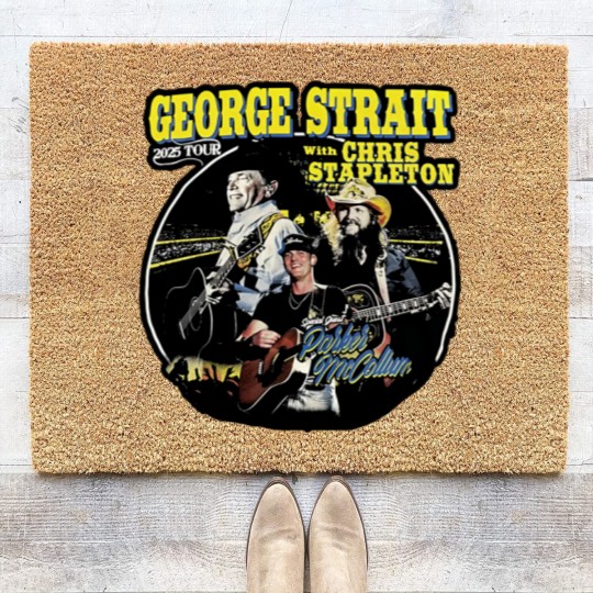 Discover Chris Stapleton King of Country Tour Stadium 2025 Coir Doormats S