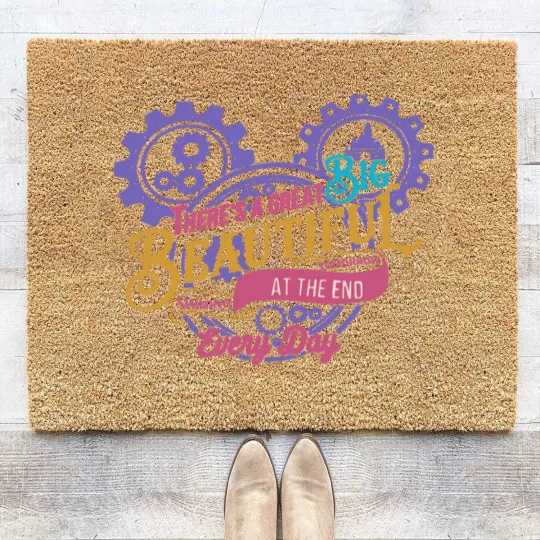 Discover There's A Great Big Beautiful Tomorrow Coir Doormats, Carousel of Progress Coir Doormats