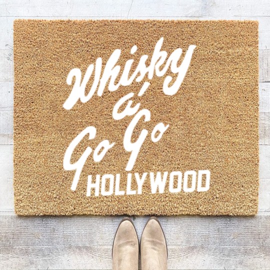 Discover Whiskey A Go Go Coir Doormats | Vintage Hollywood Coir Doormats Coir Doormats