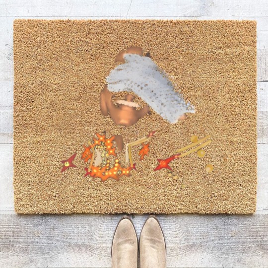 Discover Michael Jackson "On Face" Coir Doormats , MJ Coir Doormats , Graphic 90s Coir Doormats