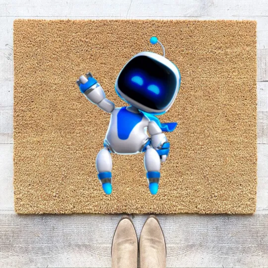 Discover astros playroom game  astrobot Coir Doormats