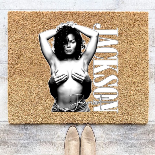 Discover Janet Jackson Concert Tour Coir Doormats, Vintage Janet Jackson Coir Doormats