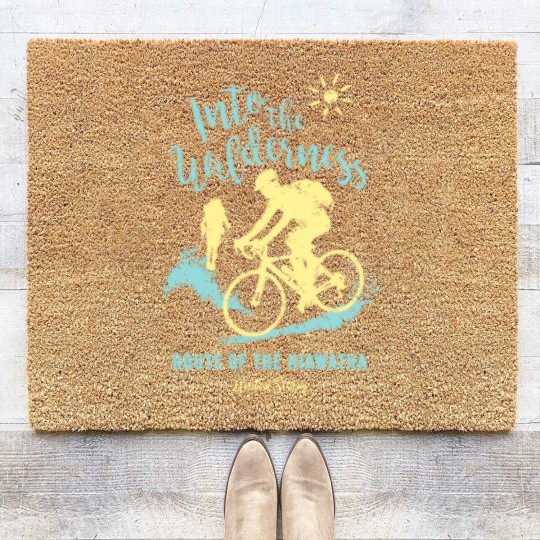 Discover Bike Route Route of the Hiawatha United States Coir Doormats