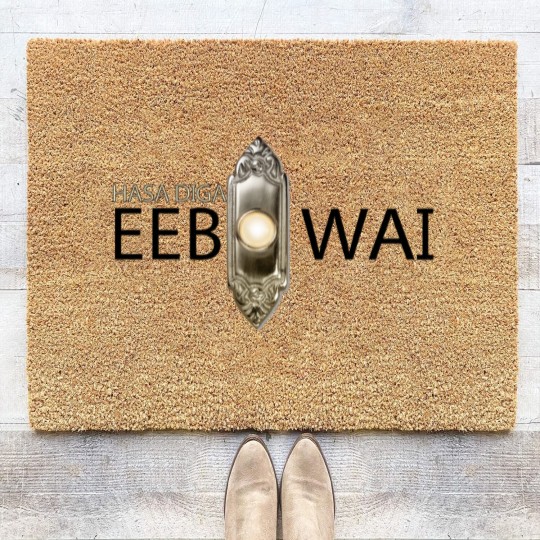 Discover Hasa Diga Eebowai-Book Of Mormon - Book Of Mormon - Coir Doormats