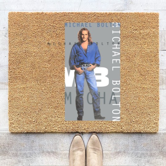 Discover Vintage 90's Michael Bolton 1994 Concert Band Coir Doormats Tour Coir Doormats