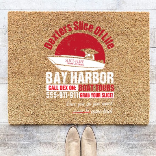 Discover Cool Dexter Bay Harbor Boat Tours Coir Doormats