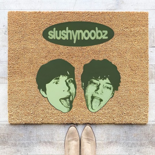 Discover Slushy Noobz Coir Doormats - Martin and Hamzah Coir Doormats, Slushy Noobs Merch