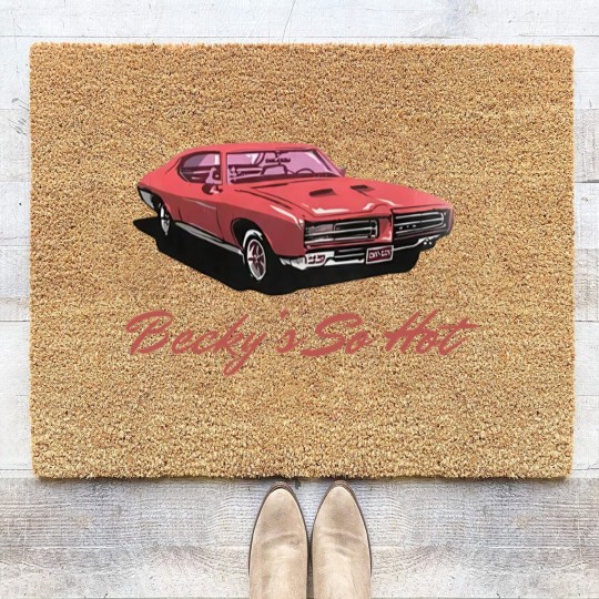 Discover Beckys So Hot Car Coir Doormats