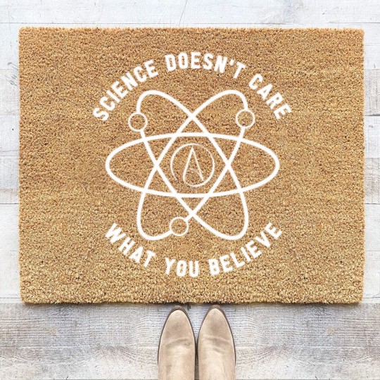 Discover Atheism Atheist Coir Doormats