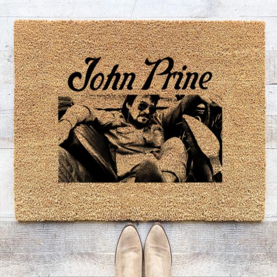 Discover John Prine Sweet Revenge | Outlaw Country western Coir Doormats