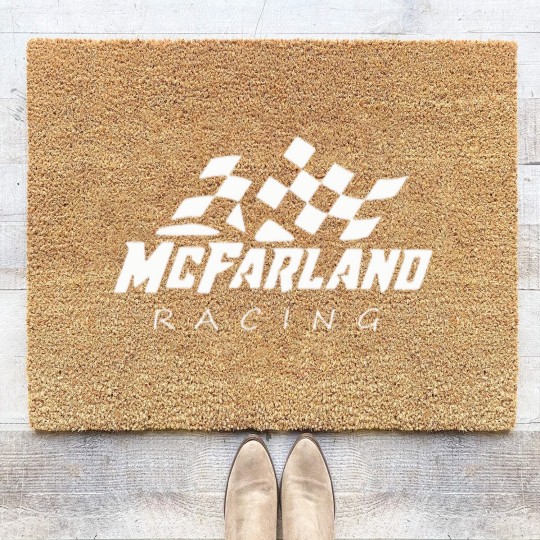 Discover Cleetus McFarland Racing Coir Doormats Coir Doormats Coir Doormats