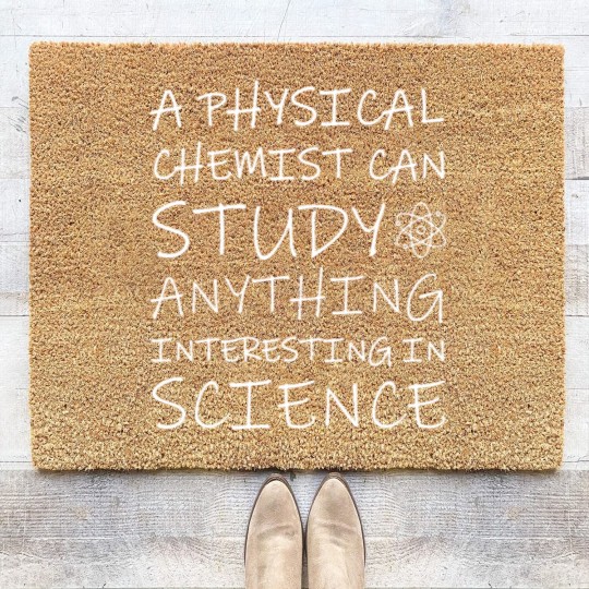 Discover Chemistry A physical Chemist Coir Doormats
