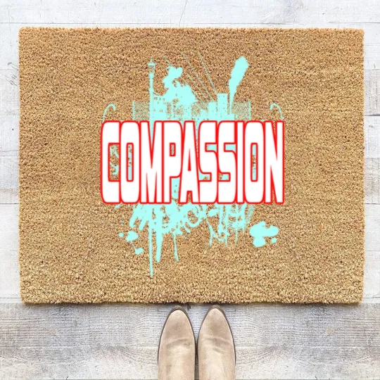 Discover Inspirational Compassion Coir Doormats Designs COMPASSION Coir Doormats