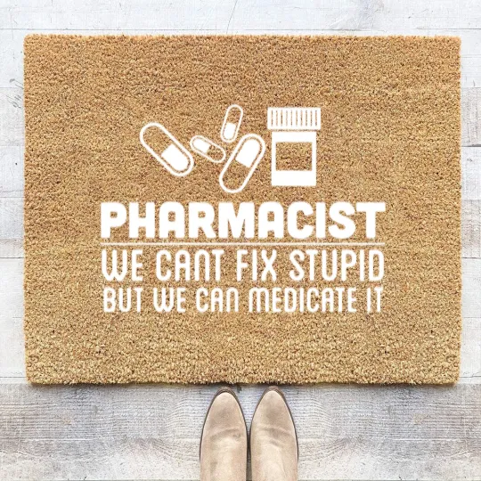 Discover Pharmacist - pharmacist - pharmacy Coir Doormats