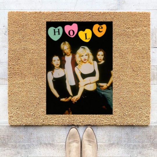Discover Hole Band Coir Doormats, Hole Band Live Through This Coir Doormats, Hole Band Fans Gift
