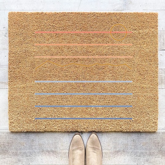 Discover Mountain Sun - Mountain - Coir Doormats