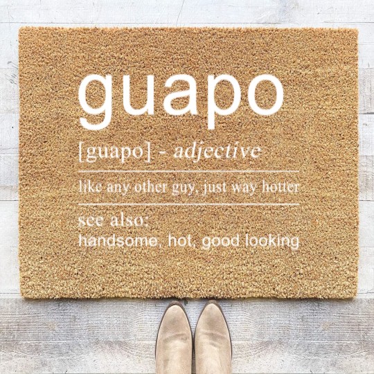 Discover El Guapo Coir Doormats | Spanish Coir Doormats for Men Spanish Gifts