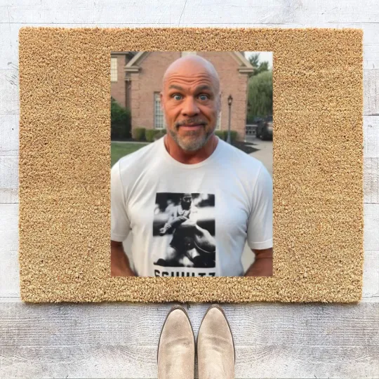 Discover Kurt Angle Meme Coir Doormats