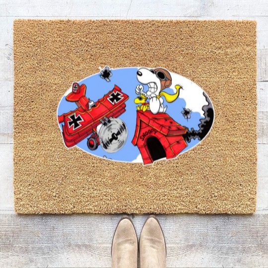 Discover Battling the Red Baron - Cuddleswithcats - Coir Doormats