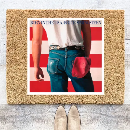 Discover Bruce Springsteen Coir Doormats - Born in the USA Coir Doormats