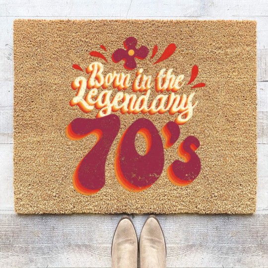 Discover Born in the legendary 70s - 70s - Coir Doormats