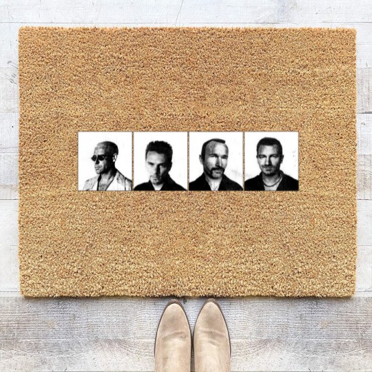 Discover VINTAGE U2 Pop Mart Coir Doormats