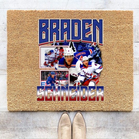 Discover Braden Schneider Coir Doormats Ice Hockey American
