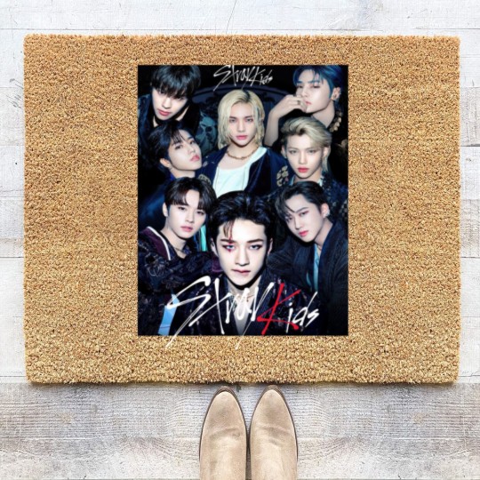 Discover Vintage Stray Kids Coir Doormats, Stray Kids World Tour 2023 Coir Doormats