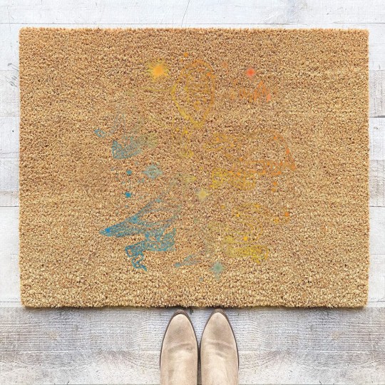 Discover Rainbow HOGWARTS™ Houses Constellations Coir Doormats