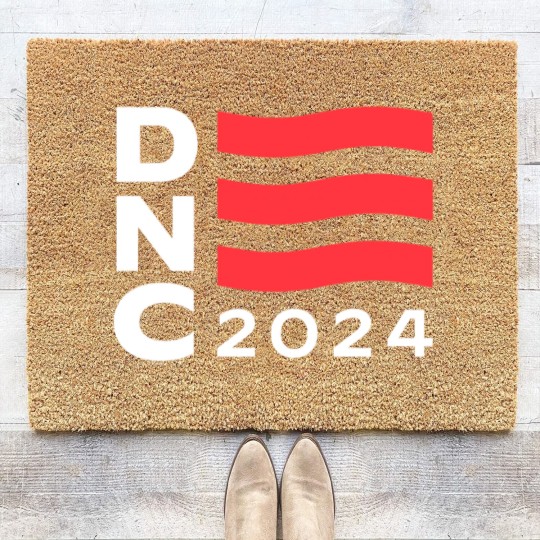 Discover DNC Democratic National Convention 2024 LOGO - Kamala Harris - Coir Doormats